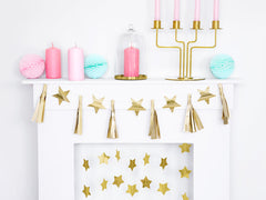 Gold Stars and Tassels garland