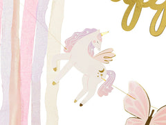 Unicorn Happy Birthday Banner