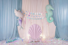 Mermaid Happy Birthday Banner