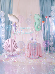 Mermaid Happy Birthday Banner