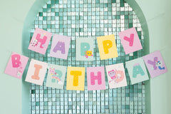 Gabby's Dollhouse Happy Birthday Banner