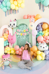 Gabby's Dollhouse Happy Birthday Banner