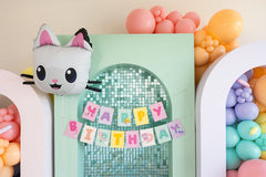 Gabby's Dollhouse Happy Birthday Banner