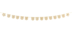 Happy Birthday Pink Felt Banner