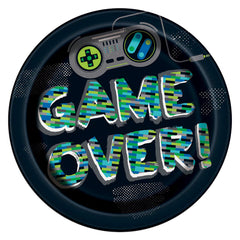 Game Over Plates 8pk