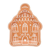 Gingerbread House Shaped Plates 8pk