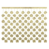 Gold Paw Print Foil Backdrop Kit