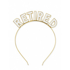 Gold Retired Headband