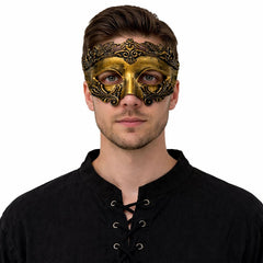 Golden Royal Masquerade Mask
