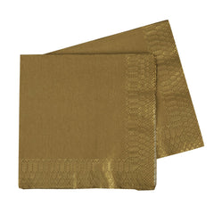 Metallic Gold Napkins 40pk