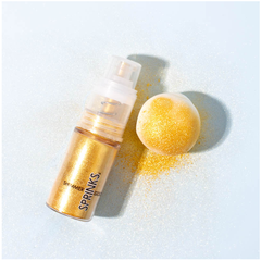 Gold Edible Shimmer Dust Pump