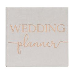 Grey Suede Luxury Wedding Planner Book