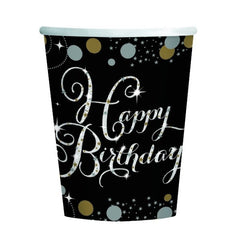 Sparkling Celebration Happy Birthday Cups 8pk