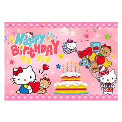 Hello Kitty Backdrop