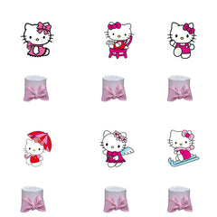 Hello Kitty Cupcake Toppers 12pk