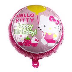 Hello Kitty Birthday Round Foil Balloon