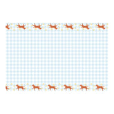 Horse Checkered Paper Tablecover