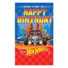 Hot Wheels Birthday Card