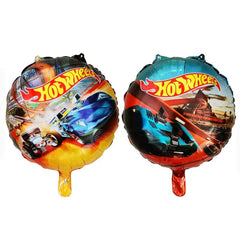 Hot Wheels Round Foil Balloons 2pk