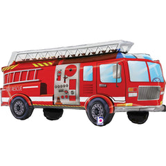 Jumbo Firetruck Foil Balloon