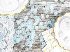 Light Blue Confetti