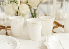 White Ornament Cups 6pk