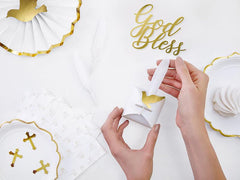 Gold God Bless Cake Topper
