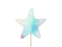 Iridescent Mermaid Cake Toppers