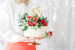 Gold 60th Cake Topper