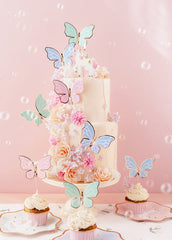 Butterflies Cake Toppers 9pk