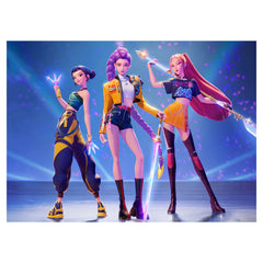 KPop Demon Hunters Edible Icing Cake Image A4