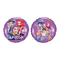 KPop Demon Hunters Round Foil Balloon