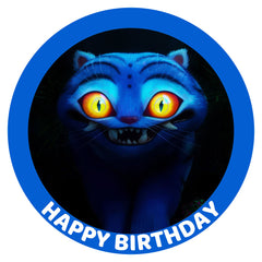 KPop Demon Hunters Derpy Tiger Edible Icing Cake Image