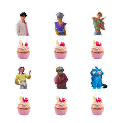 KPop Demon Hunters Saja Boys Cupcake Toppers 12pk