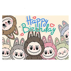 Labubu Poster Backdrop