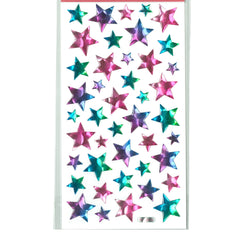 Laser Star Stickers