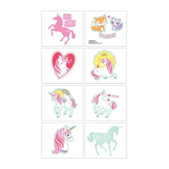 Magical Unicorn Tattoos 8pk