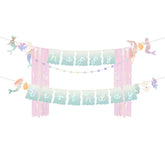 Mermaid Happy Birthday Banner