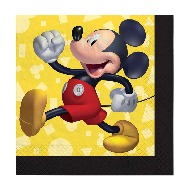 Mickey Mouse Beverage Napkins 16pk