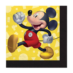 Mickey Mouse Beverage Napkins 16pk