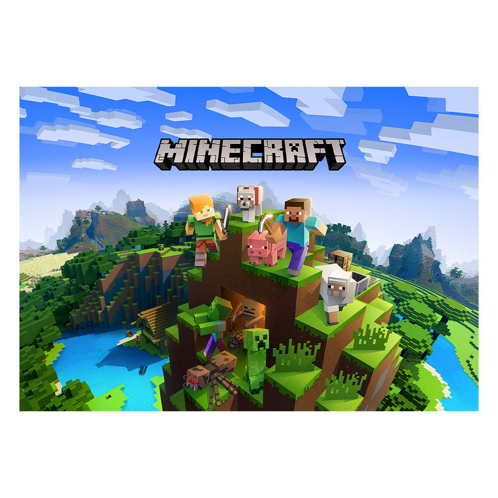 Minecraft Edible Icing Cake Image A4