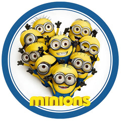 Minions Edible Icing Cake Image