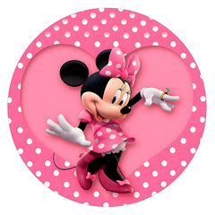 Minnie Mouse Edible Icing Cake Image