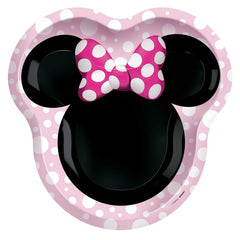 Minnie Mouse Shaped Plates 8pk