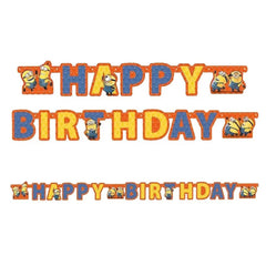 Minions Happy Birthday Banner