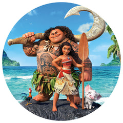 Moana Edible Icing Cake Image