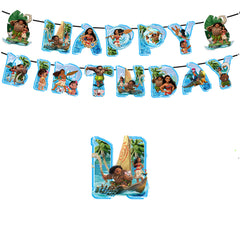 Moana Happy Birthday Banner