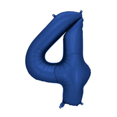 Navy Giant Foil Number Balloon - 4