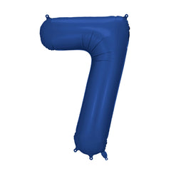 Navy Giant Foil Number Balloon - 7