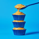 Navy Foil Baking Cups 50pk